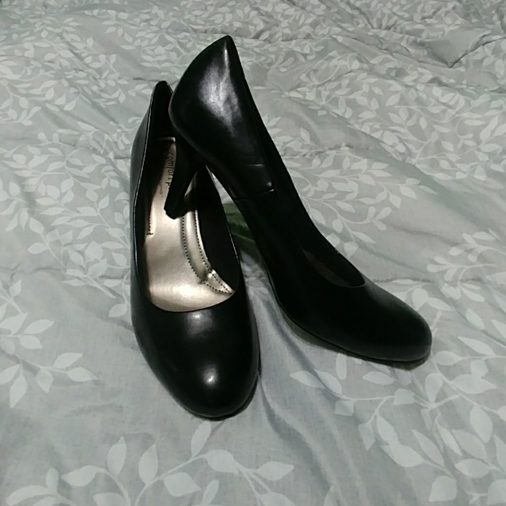 Comfort Plus Black Heels